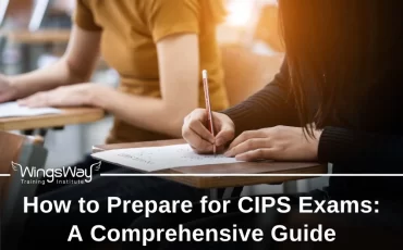 students sitting and writing on a paper - like sitting for an exam - How to study for CIPS exam Guide
