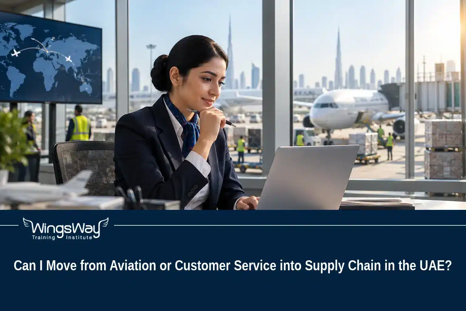 aviation to supply chain career in the UAE
